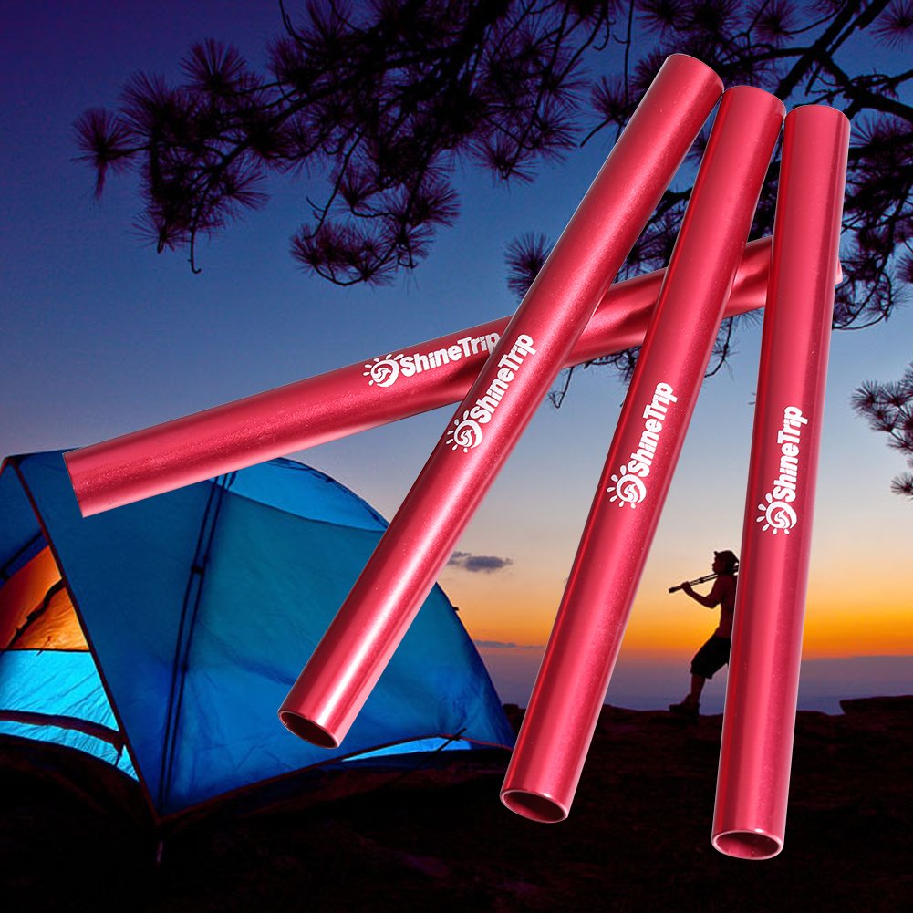 Vgeby 4Pcs Tent Repair Poles, Aluminium Alloy Tent Pole Replacement Tube Kit For Diameter 7.9-8.5Mm Tent Poles Replacement Tent