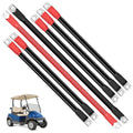 DRIVE UP Golf Cart Battery Cables, Heavy Duty Club Car Battery Cables Fits for Club Car DS and Precedent 1994-Up 48V Golf Carts,