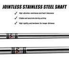 Pgm Golf Club Putter - Mens Left-Handed Putter - 950 Steel Shaft With Stainless Steel Putter Head - Easy Flop Shots