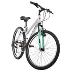 Huffy Stone Mountain 21-Speed Hardtail Ladies Mountain Bike, 24-Inch, Silver