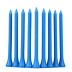 Gfgl Golf Tees (Blue) Durable Bamboo Tees 100Pcs 3-1/4'' Friendly Biodegradable Material Reduce Friction Side Spin More Stable