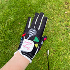 Giggle Golf Women'S Golf Glove (Medium, Worn On Right Hand, Swing With Bling)