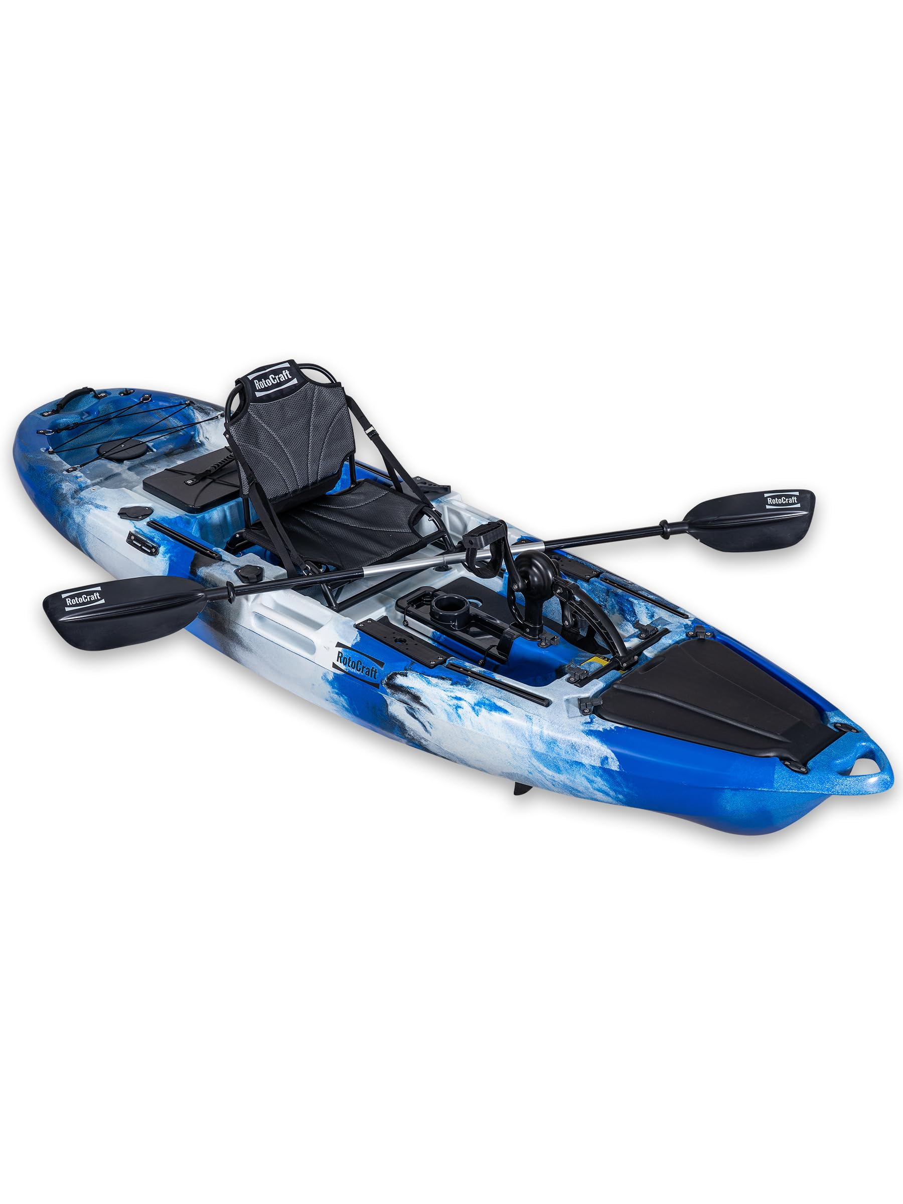RC 10 Single Pedal Kayak - Propeller Drive (Blue Camo)