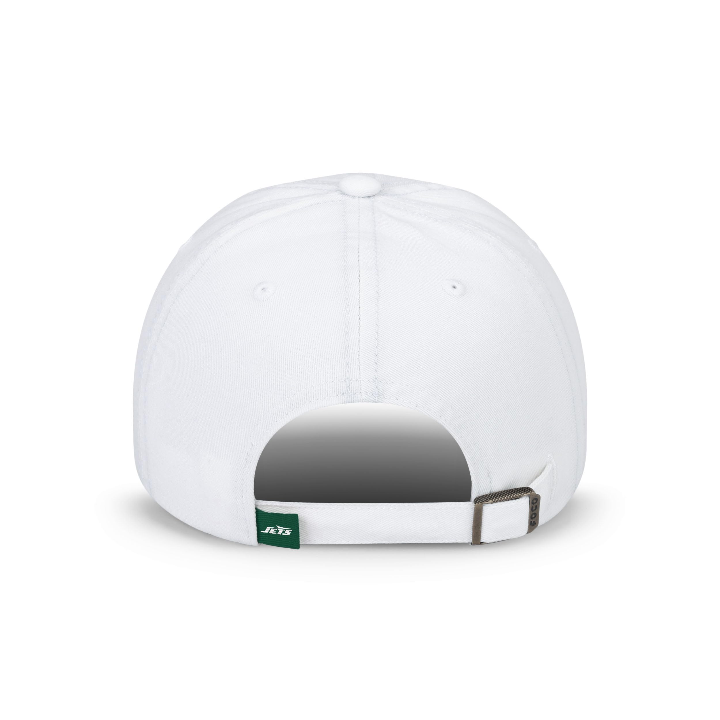 Foco Men'S New York Jets-White Cap Nfl Logo Casual Hat, Team Color