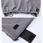 Fleece Sleeping Bag Liner Sleeping Blanket Sheet Lightweight Travel Outdoor Indoor Camping Warm Summer Gray(Gray)