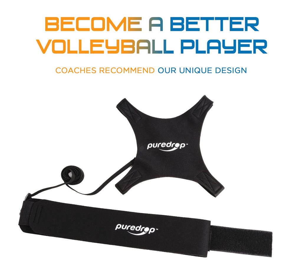 Puredrop Volleyball Training Equipment Aid Great Trainer For Solo Practice Of Serving Setting Spiking And Arm Swings Returns The