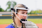Rip-It Original Defense Softball Face Mask | Lightweight Protective Softball Fielder'S Mask | Youth | White