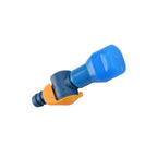 J.Carp On-Off Switch Bite Valve Tube Nozzle Replacement For Hydration Pack Bladder (Blue-90 Degree)
