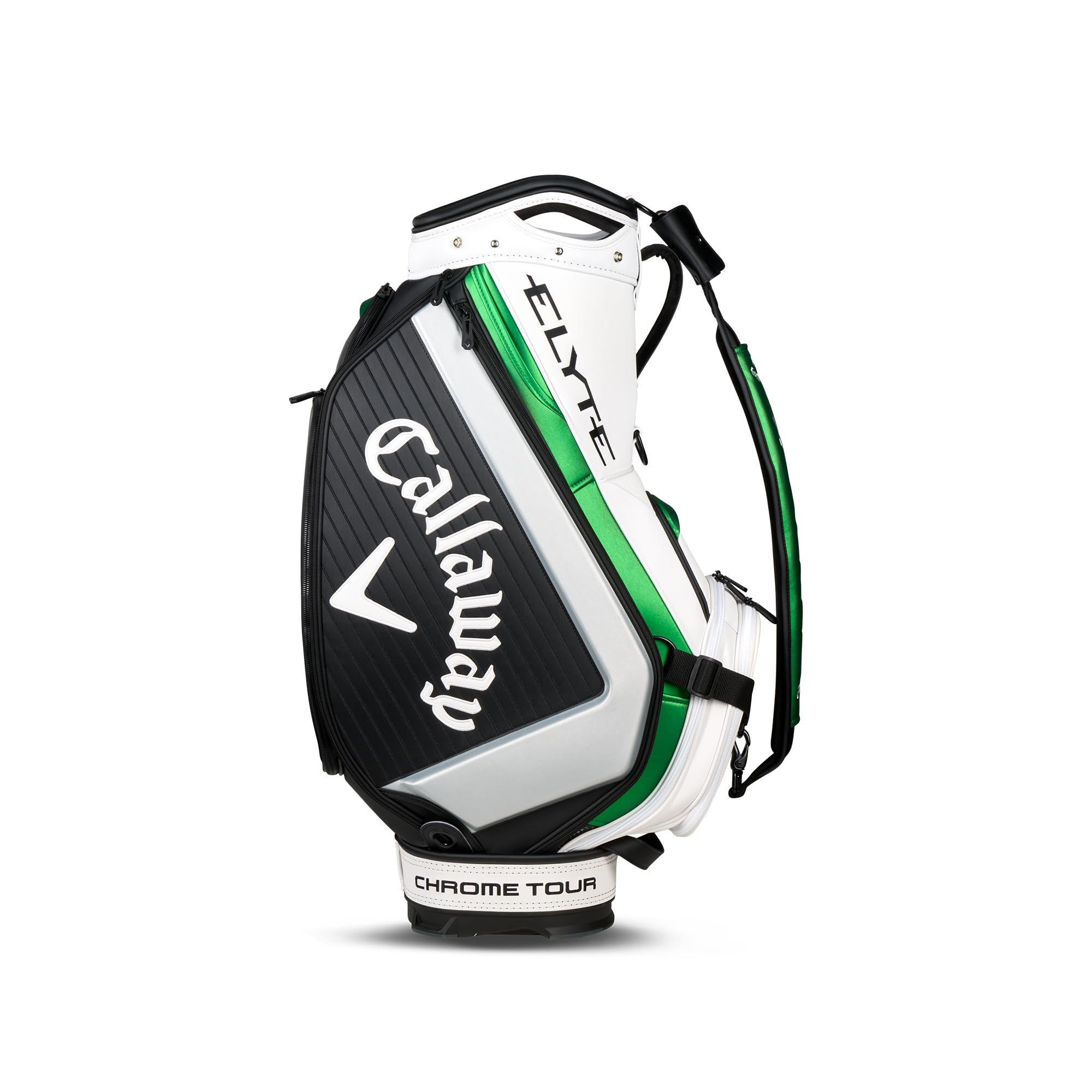 Callaway Golf ELYTE Staff Tour Bag, White/Black/Green