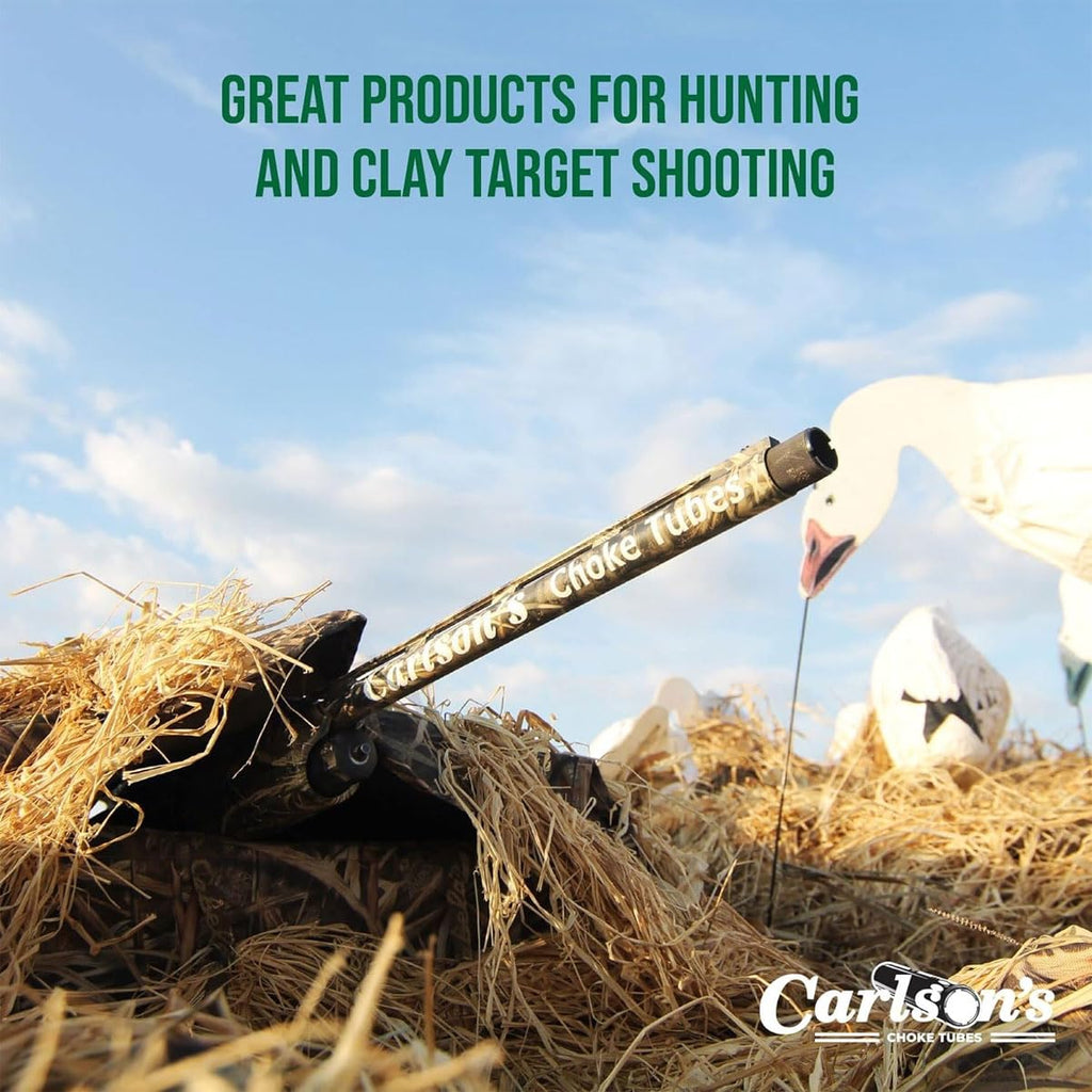 Carlsons Choke Tubes 12 Gauge For Winchester - Browning Inv - Moss 500 [ Light Modified | 0.715 Diameter ] Blued Steel | White W