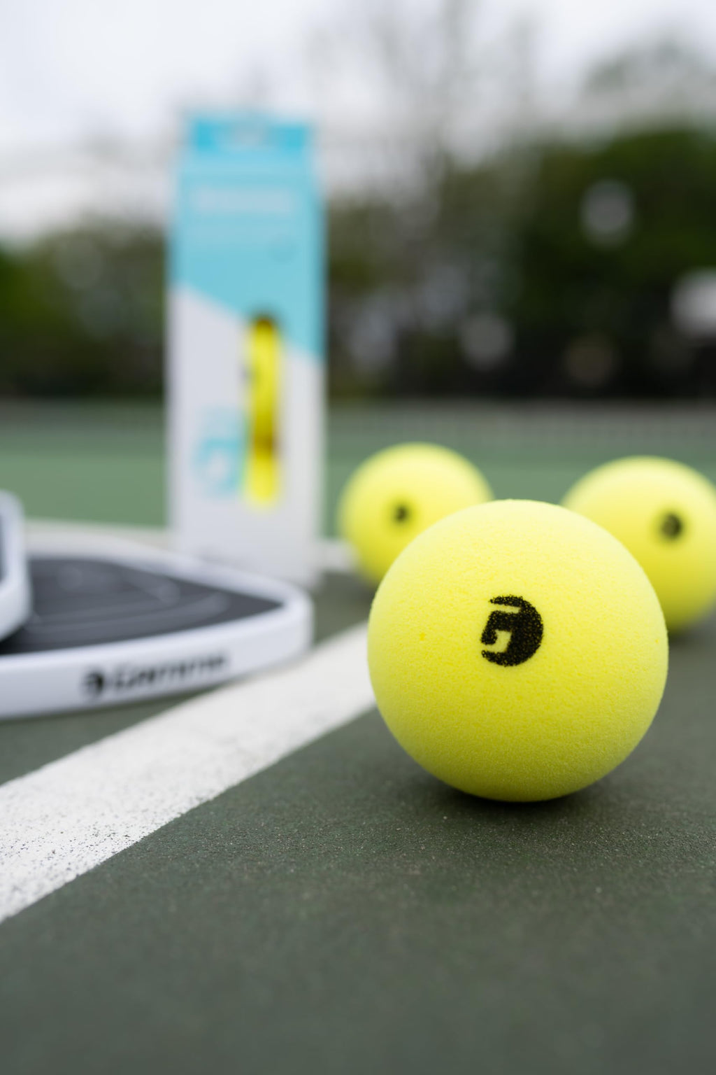 Gamma Librarian Foam Pickleball Balls, Foam Balls For Pickleball Practice With True Bounce On All Surfaces, Box Of 48