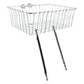 Wald 1392 Standard Large Front Handlebar Bike Basket (Silver)
