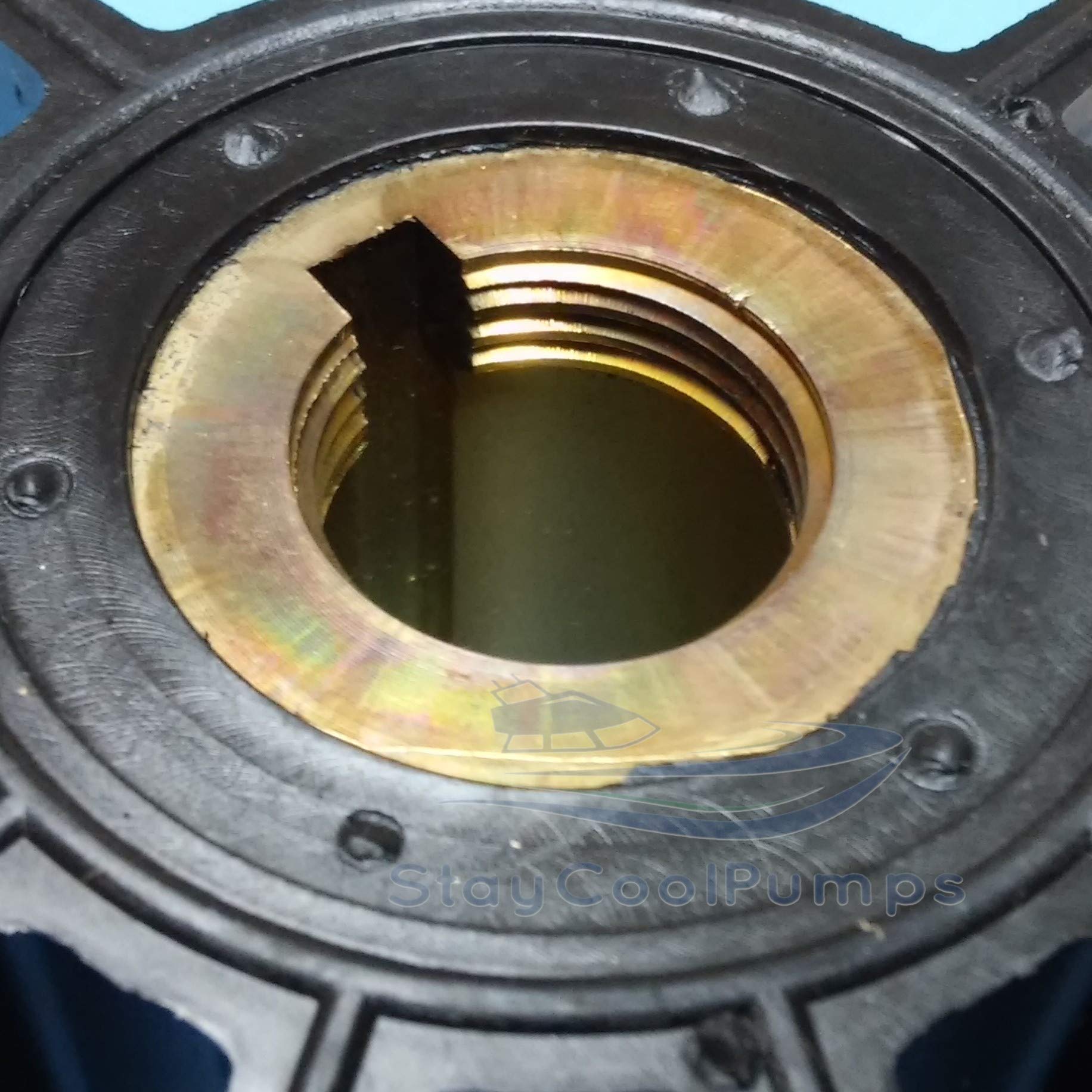 Scp Raw Sea Water Pump Impeller Repair Kit Fits Cummins 3897337, Sherwood 21592