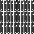 Bbto 30 Pcs Striker Scraper Ferrocerium Rod Scraper Steel Ferrocerium Rod Striker Flint Fire Starter With Keychain Ring For Surv