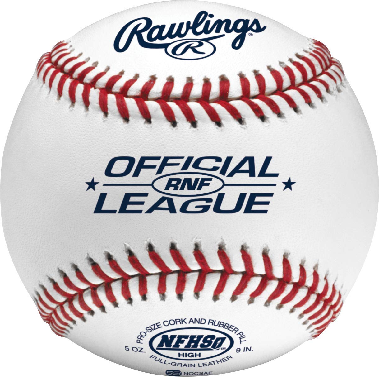 Rawlings | NFHS NOCSAE High School Game Baseballs | RNF | Game/Practice Use | 12 Count 33-inch