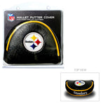 Team Golf Nfl Pittsburgh Steelers Golf Mallet Putter Cover Golf Club Mallet Putter Headcover, Fits Most Mallet Putters, Scotty C