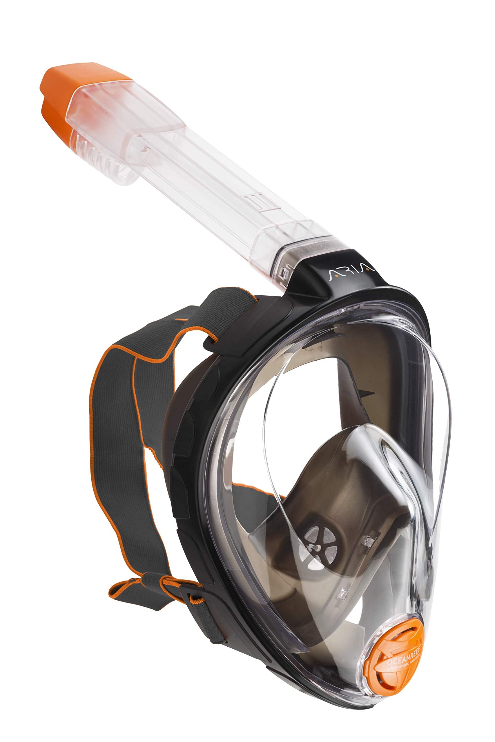 Ocean Reef Aria Classic - Full Face Snorkeling Mask, Color: Black, Size: L/Xl (Or018025)