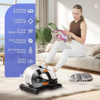 Under Desk Elliptical Portable And Quiet Leg Exerciser While Sitting For Seniors With Remote And App Control, Lcd Display, Elect
