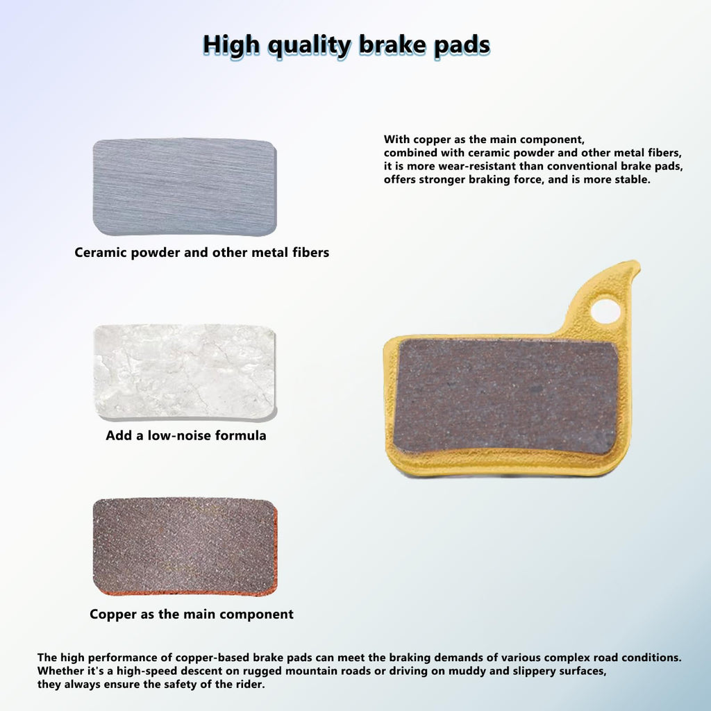 Mexital 2 Pairs Sintered Disc Brake Pads Fit For Sram Hrd Rival Red Force S700 Mxts13-2