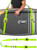 Gradient Fitness Kayak Paddle Board Carrier (Green)Surfboard Straps For Shoulder  Hands-Free Carrying Straps For Paddleboards Wi
