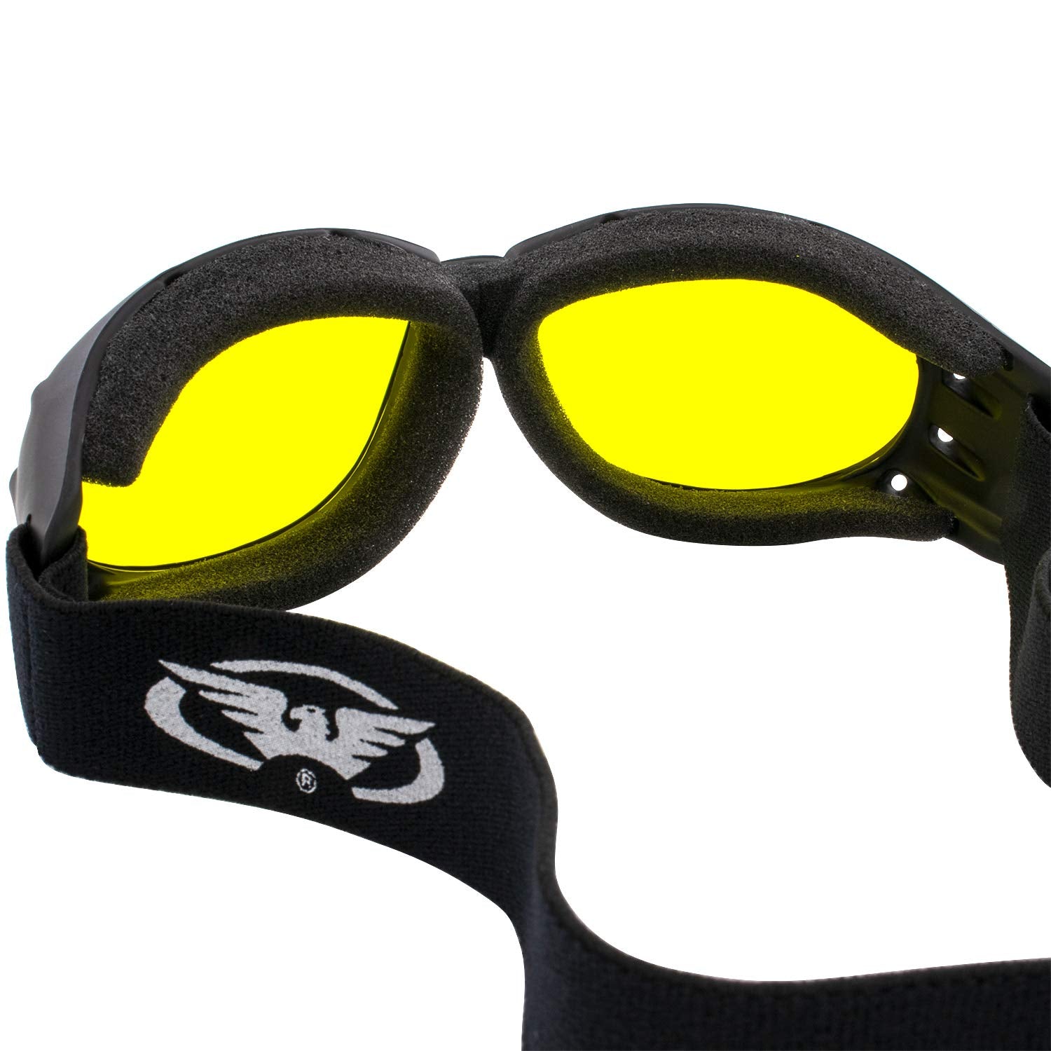 Global Vision Eliminator Padded Motorcycle Dirt Bike Riding Goggles Bundle For Day & Night (Clear-Smoke-Yellow)