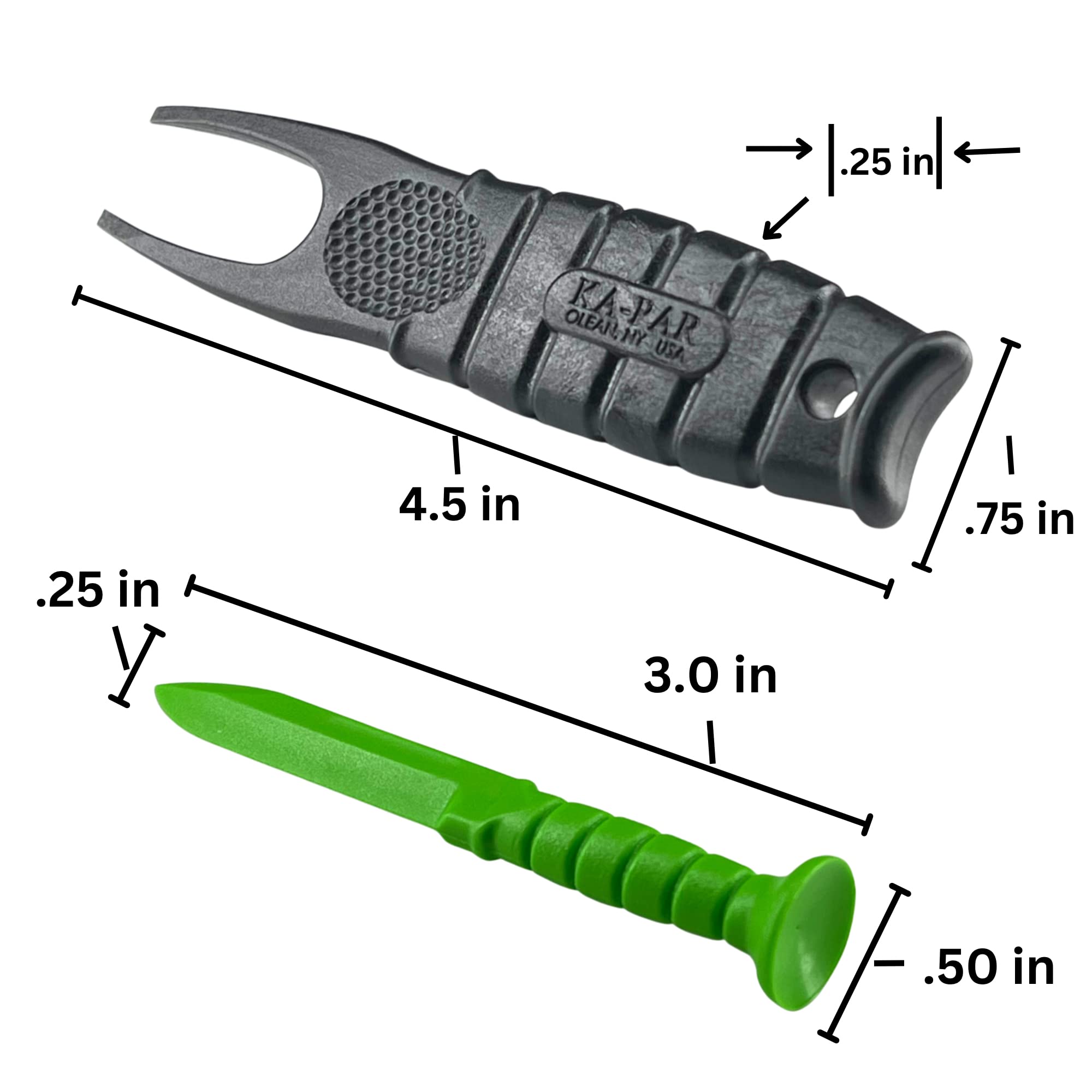 Ka-Bar 9936 Ka-Par Golf Tees & Divot Tool