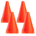 CARTMAN 9 Inch 12 Pack Plastic Training Cones, Agility Soccer Cones, Indoor Outdoor and Festive Events Field Marker Agility Cone