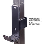 Amstaff Fitness J-Hooks Power Rack For 2.5'' X 2.5'' Tube Squat Rack Attachment, J Cups Barbell Holder For Power Cage, Heavy Dut
