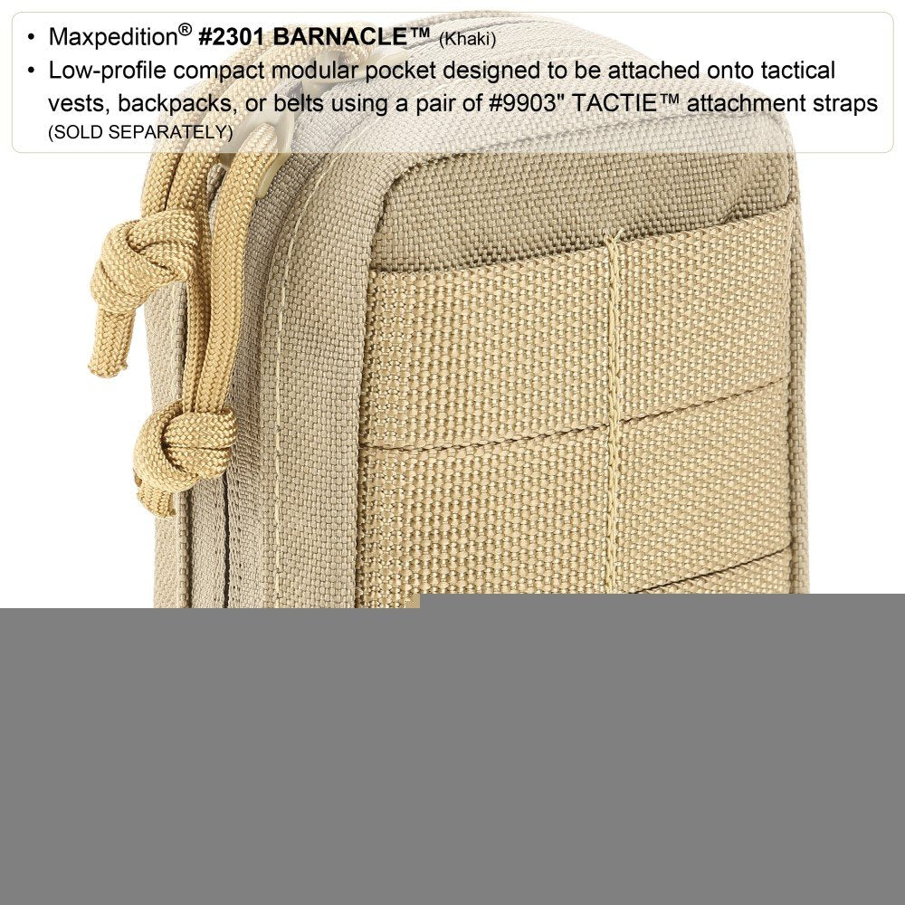 Maxpedition Barnacle Compact Utility Pouch (Black)