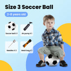 Inpodak Soccer Ball For Kids Size 3 Classic Soccer Ball Toddler Soccer Ball Children Sports Ball With Hand Pump