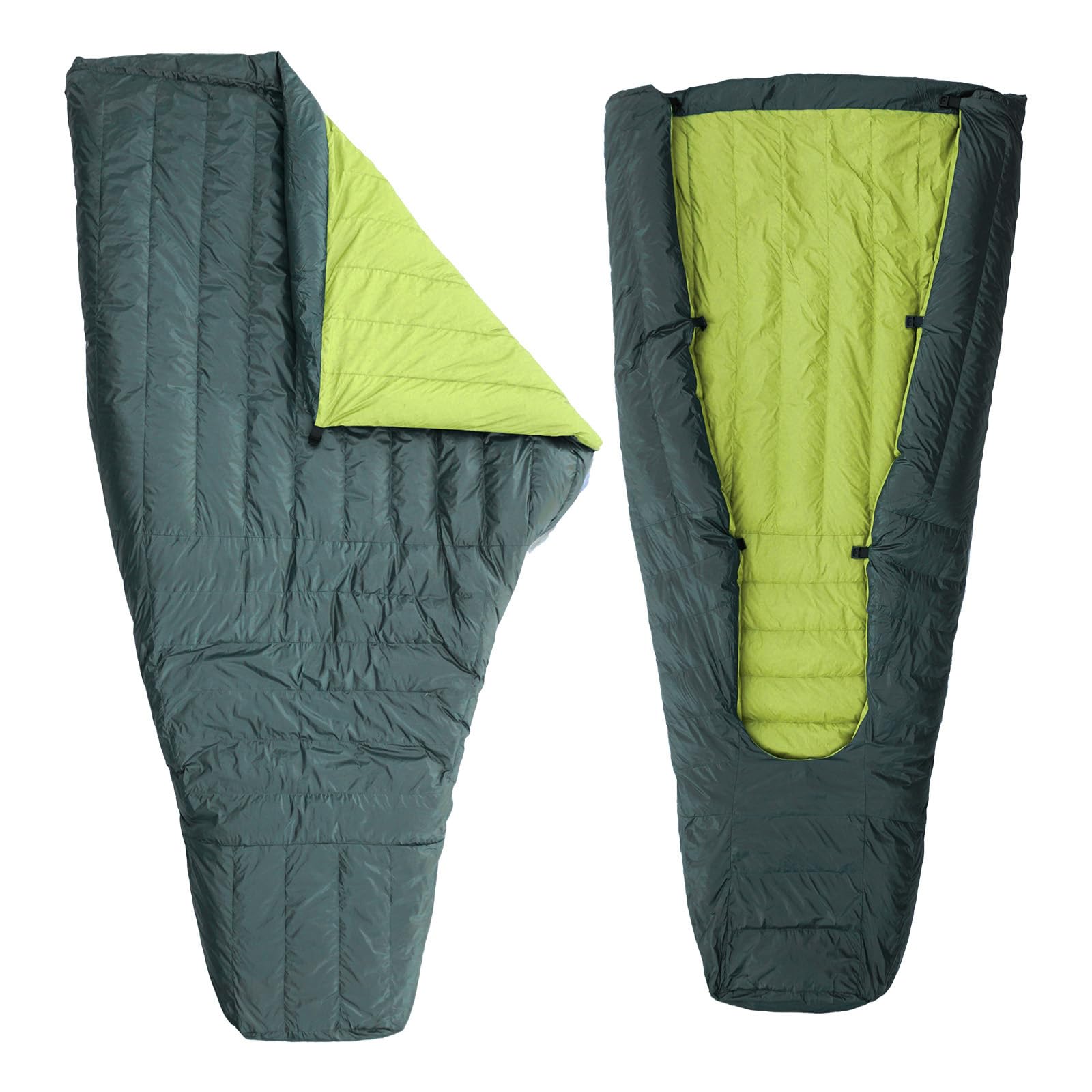 Ultralight Sleeping Bag Top Quilt - 850 Down Backpacking Blanket - 1.9 Lbs - Rated For 20F - Water-Resistant Camping Quilt