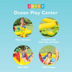 Intex 57454Ep 100-Inch X 77-Inch Inflatable Ocean Children'S Play Center Outdoor Backyard Kiddie Pool And Game Set