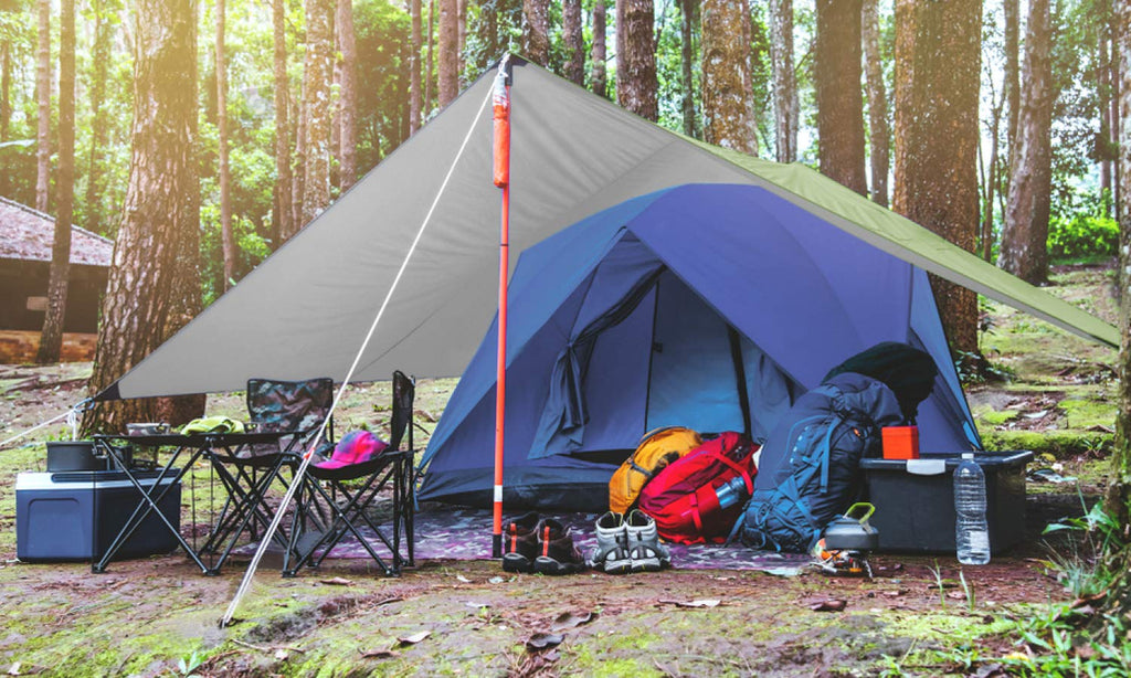 Unigear Hammock Rain Fly Waterproof Tent Tarp, 9.8X9.8Ft, Uv Protection And Pu 3000Mm Waterproof, Lightweight For Camping, Backp