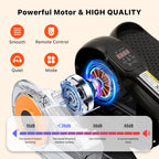 Under Desk Elliptical Machine,Electric Ellipse Leg Exerciser As See On Tv With Remote Control,12 Level Speeds Seated Pedal Exerc