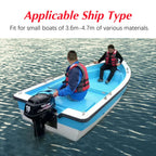 Bjtdllx Outboard Boat Motors, 2 Stroke 18Hp Outboard Motor Boat Motor, 246Cc Heavy Duty Fishing Boat Engine Marine Engine With C