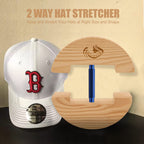 Haibeir Hat Stretcher - Heavy Duty - One Size Fits All Hat& Three Color Adjust From 6-1/2 To 9-1/2 (Blue)