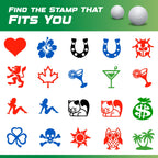 Promarking Ezballstamp Golf Ball Stamp - Red Owl