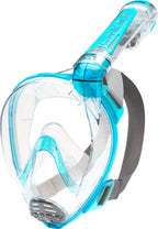 Cressi Duke Dry, Clear/Translucent Aquamarine, S/M