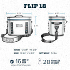 YETI Hopper Flip 18 Portable Soft Cooler, Nordic Purple