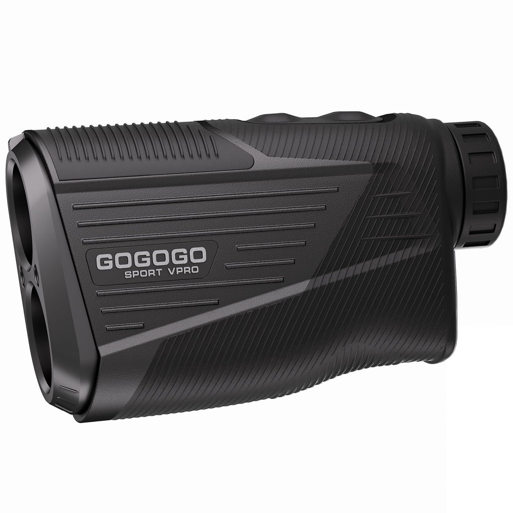 Gogogo Sport Vpro Golf Hunting Range Finder 2500 Yards Laser Rangefinder Zeroin Disc Golfing With Slope Magnet (Black)