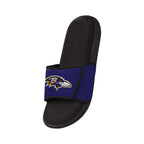 FOCO Baltimore Ravens NFL Mens Foam Sport Slide - L