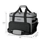 Tourit Cooler Bag 46-Can Insulated Soft Cooler Portable Cooler Bag 32L Lunch Coolers For Picnic, Beach, Work, Trip, Grey
