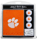 Team Golf Ncaa Clemson Tigers Gift Set: Embroidered Golf Towel, 3 Golf Balls, And 14 Golf Tees 2-3/4'' Regulation, Tri-Fold Towe
