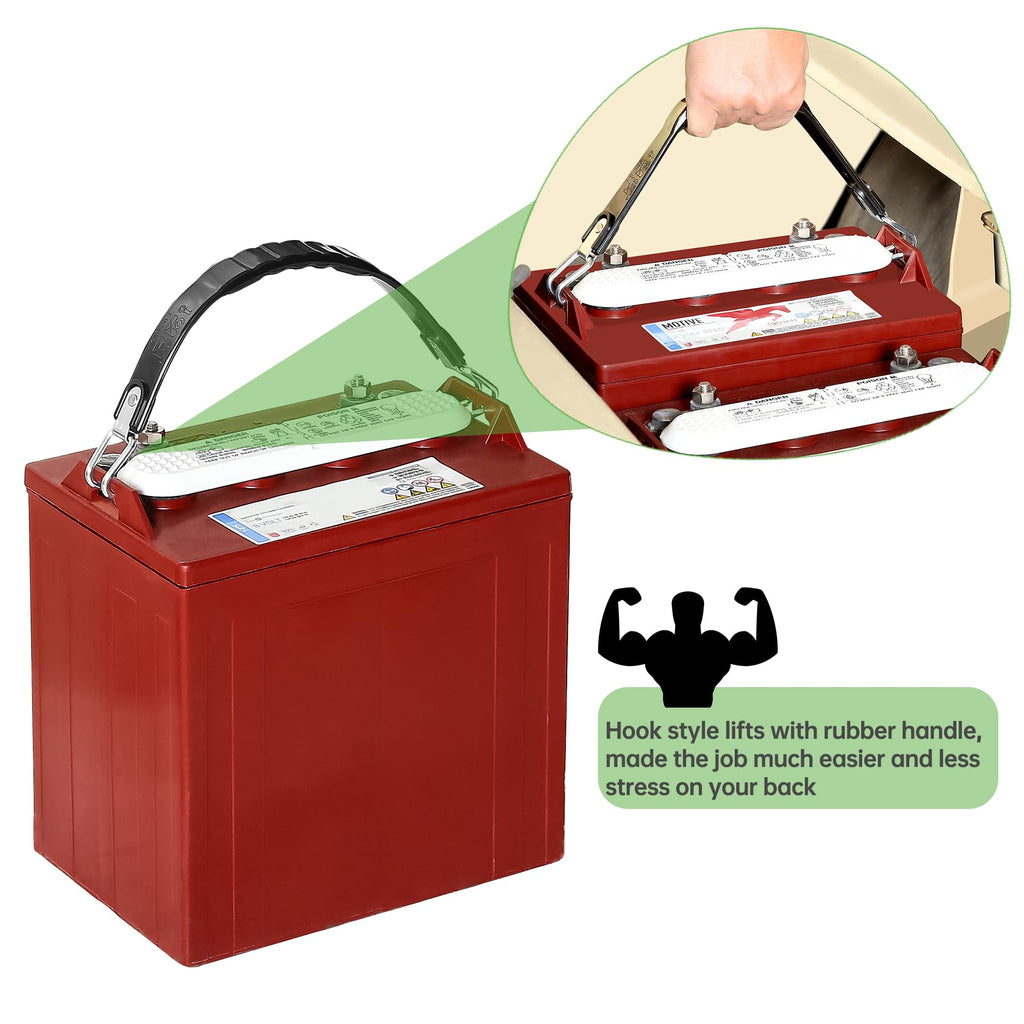 10L0L Golf Cart Battery Lifting Strap Works For Trojan Battery, Universal Deep Cell Battery Carrier Strap For Yamaha, Club Car A