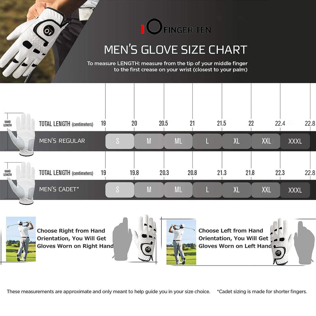 Men      S Golf Glove Left Hand Right With Ball Marker Value 2 Pack, Weathersof Grip Soft Comfortable, Fit Size Small Medium Ml