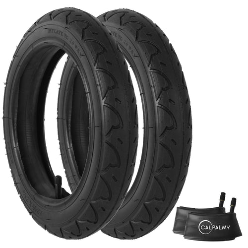 (2 Sets) 12.5    X 2.25 Kids Bike Replacement Tires And Tubes - Compatible With Most 12    Kids Bikes Like Royalbaby, Schwinn, A
