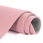 Non Slip, Pilates Fitness Mats, Eco Friendly, Anti-Tear 1/4'' Thick Yoga Mats For Women, Exercise Mats For Home Workout With Car