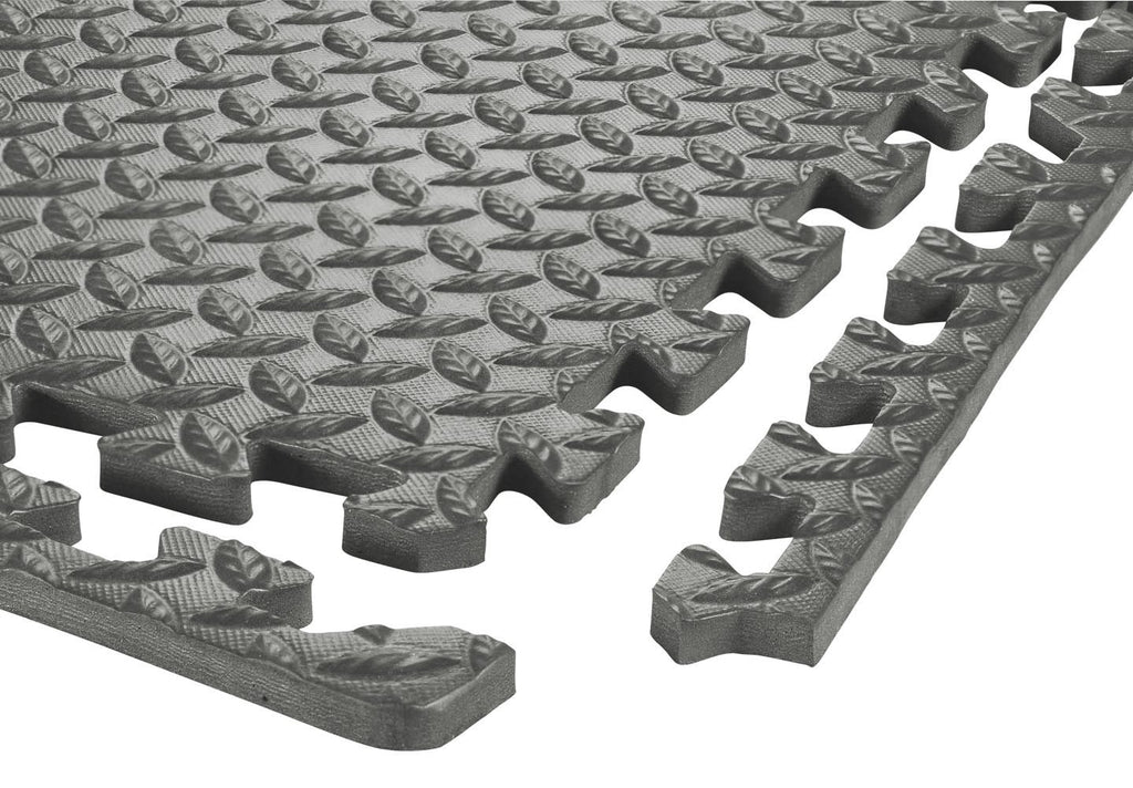 Sivan Health And Fitness Puzzle Exercise Mat Eva Foam Interlocking Tiles-Protective Flooring For Gym, Garage Flooring, Playroom,
