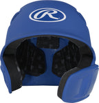 Rawlings | R16 Reversible Ext | Matte Batting Helmet | Reversible Face Guard | Junior | Matte Royal Junior (6 3/8'' - 7 1/8'')