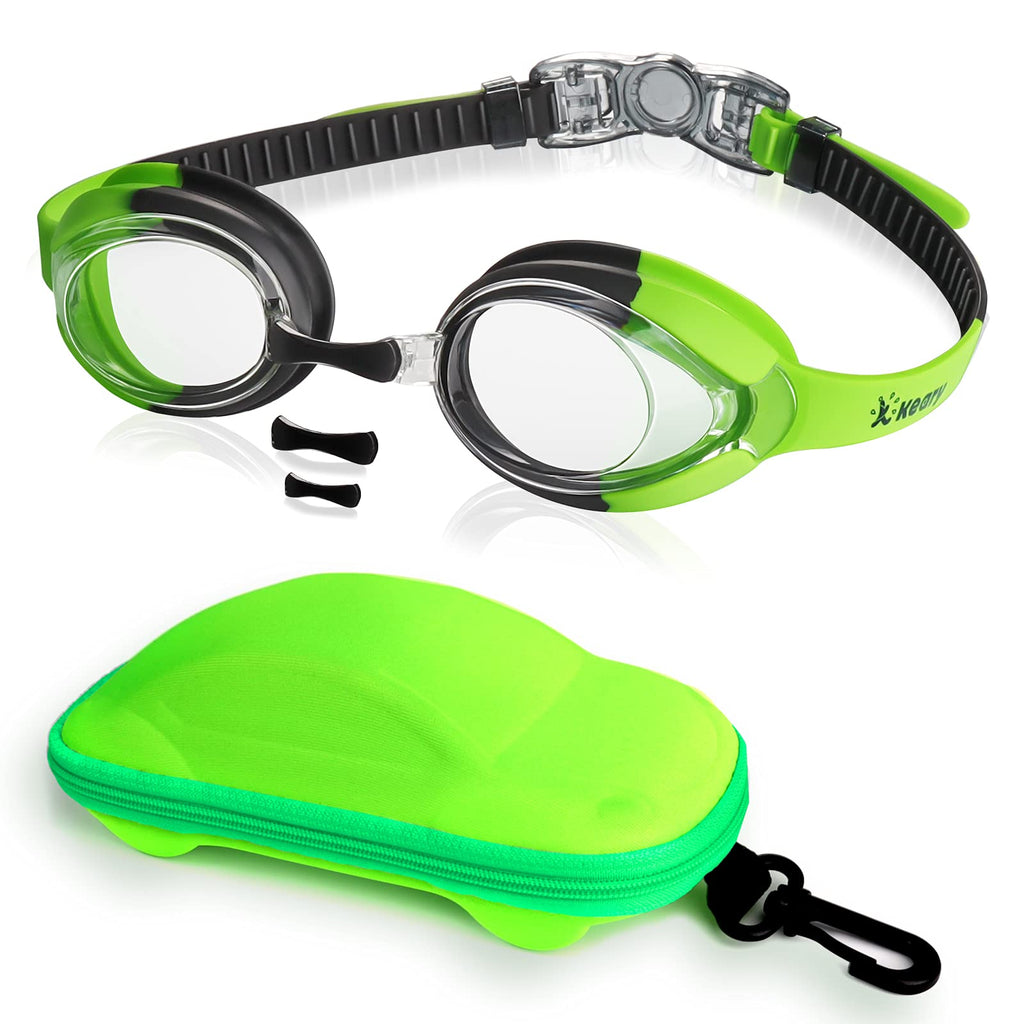 Keary Kids Swim Goggles Swimming Goggles For Toddler Children Girls Boys Youth, Anti-Fog Waterproof Uv Protection Crystal Clear 